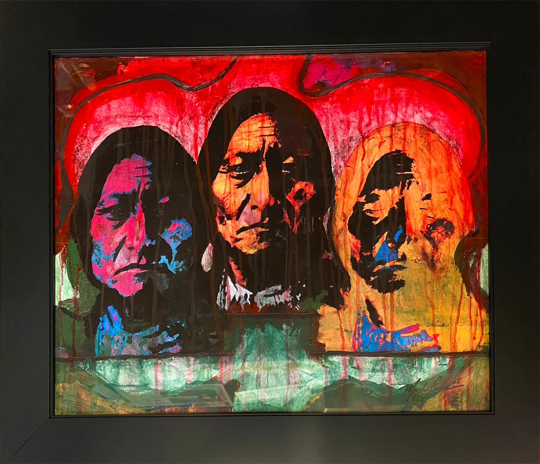 Mark Lewis – Original Abstract Painting on Canvas, Hand-Signed: Original abstract painting by Mark Lewis. This is a one-of-a-kind original work, hand-signed by the artist and accompanied by a certificate of authenticity. 010-25 Contemporary original abstract paint