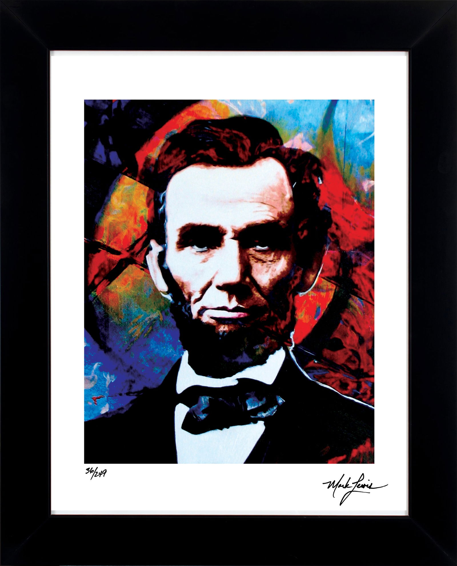 Mark Lewis – Signed Limited Edition Abstract Artwork on Fine Art Paper (1 of 6)