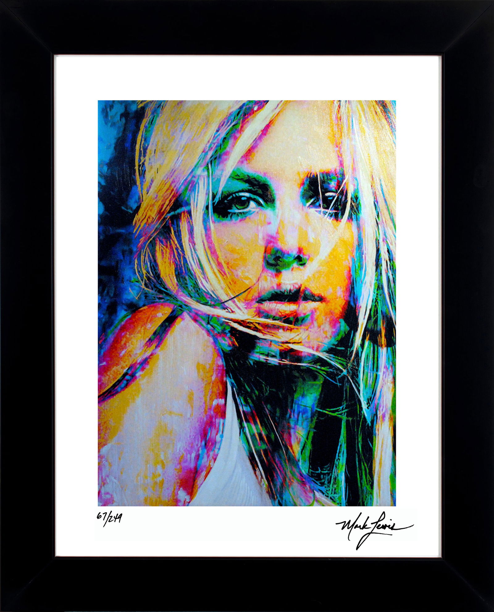 Mark Lewis – Signed Limited Edition Abstract Artwork on Fine Art Paper (1 of 6)