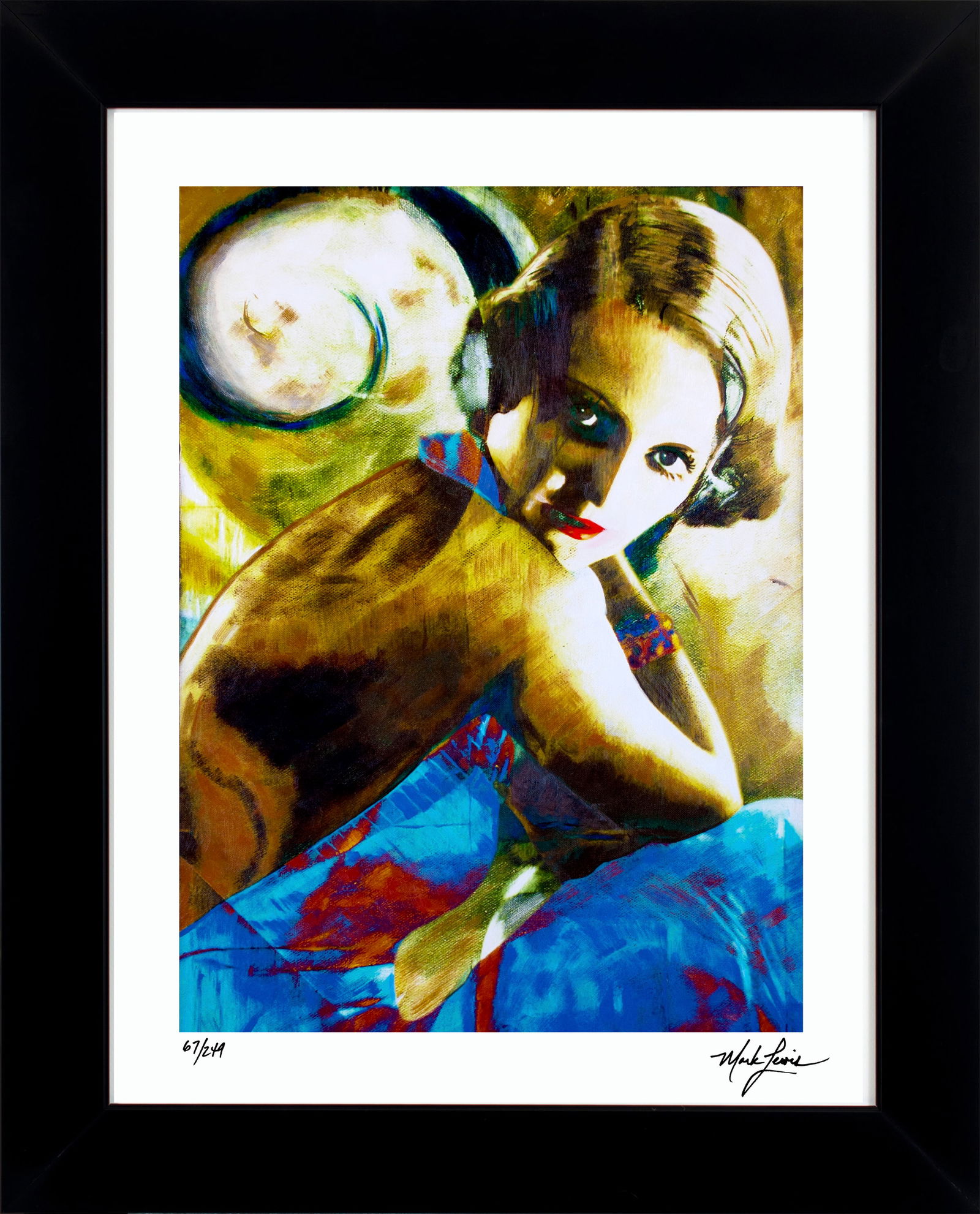 Mark Lewis – Signed Limited Edition Abstract Artwork on Fine Art Paper (1 of 6)