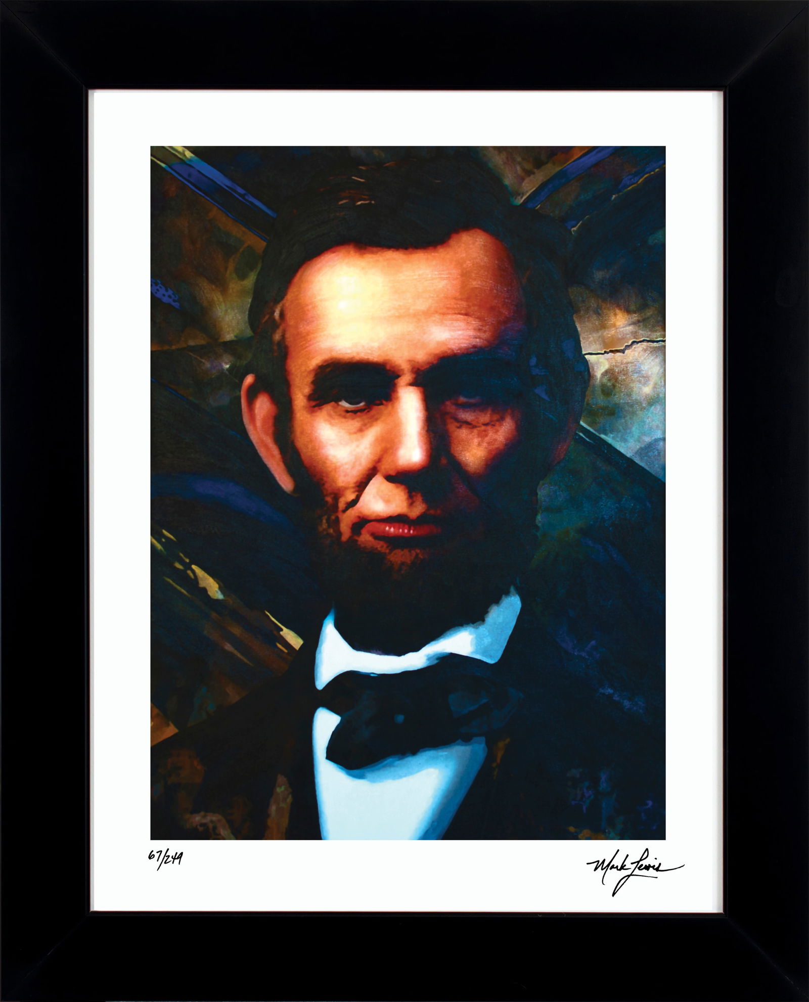 Mark Lewis – Signed Limited Edition Abstract Artwork on Fine Art Paper (1 of 7)