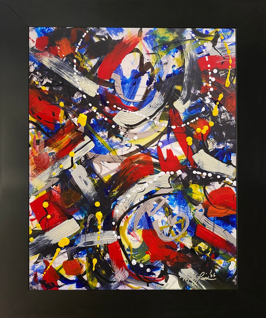 Chromatic Velocity Original on Acrylic Glass – signed with COA 020-26 (1 of 7)