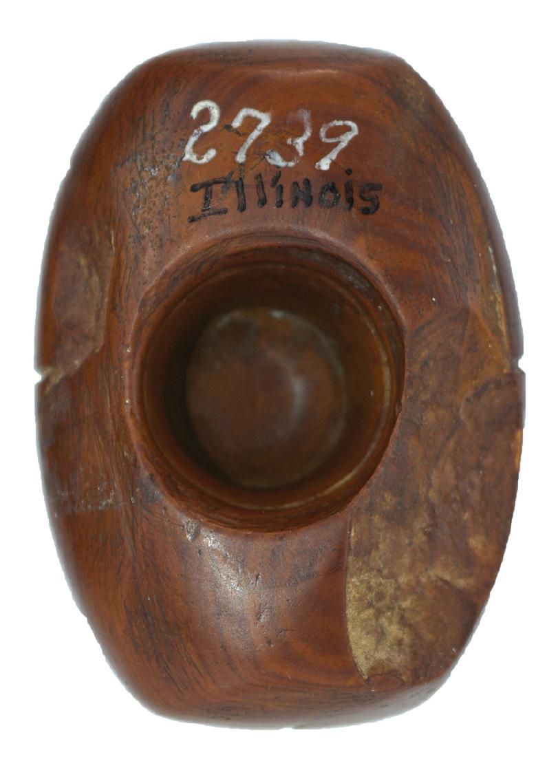 Interesting 2 5/16" Claystone Paint Cup.  IL.  A few (1 of 4)