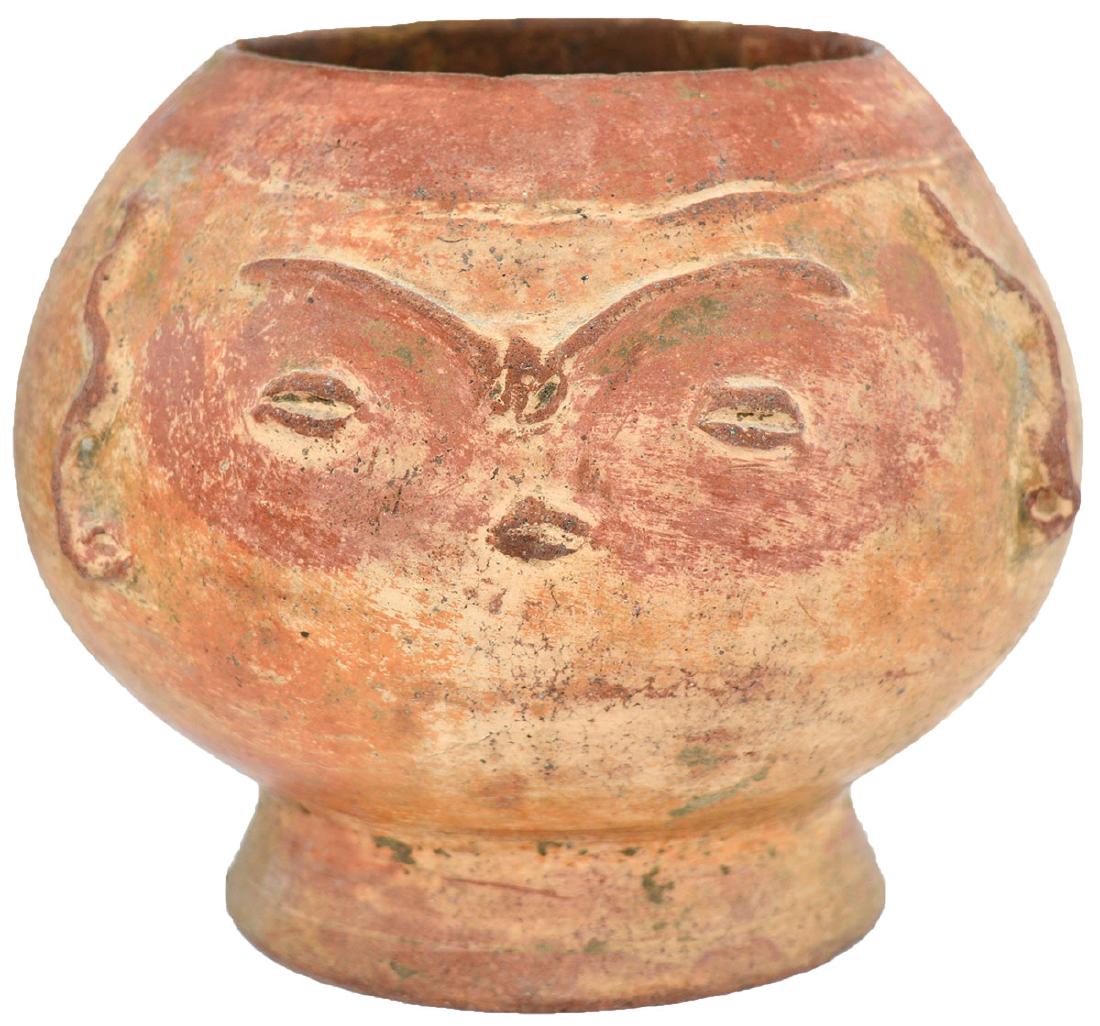 6" D. Mayan Effigy Bowl.  Northern Guatemala.  Maya (1 of 5)