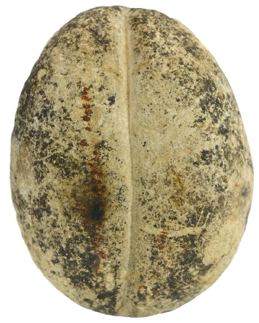 3 7/8" Grooved Loafstone.  MO.  One of the largest! (1 of 4)