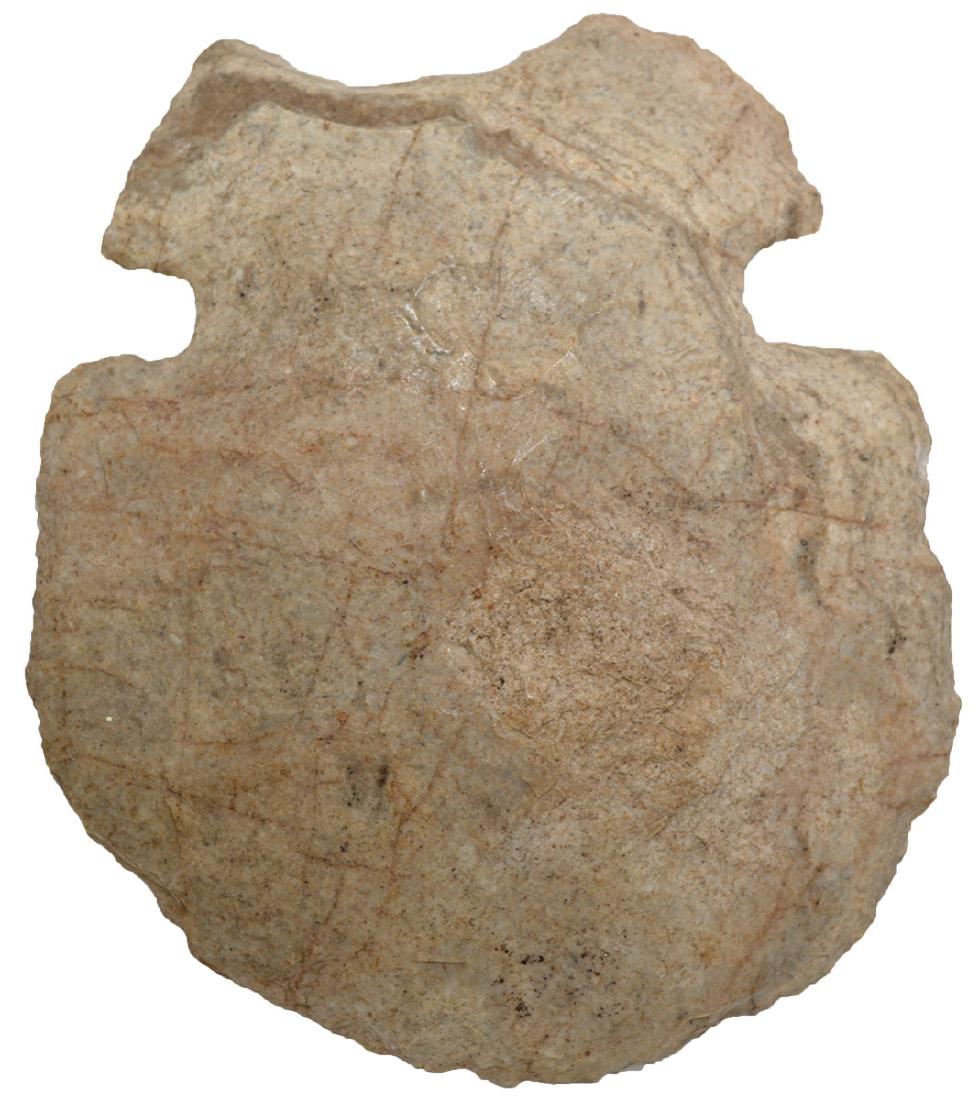 5 5/8" Notched Hoe.  Missouri.  Ex-Dr. Otten, Fred (1 of 3)