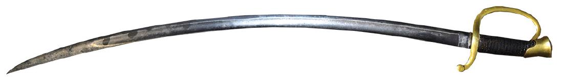 37 5/8" Officer's Sword.  Leather wrapped handle. (1 of 4)