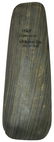 Fine 6 1/2" Slate Celt. Wabash Co, IN. Ex-Earl