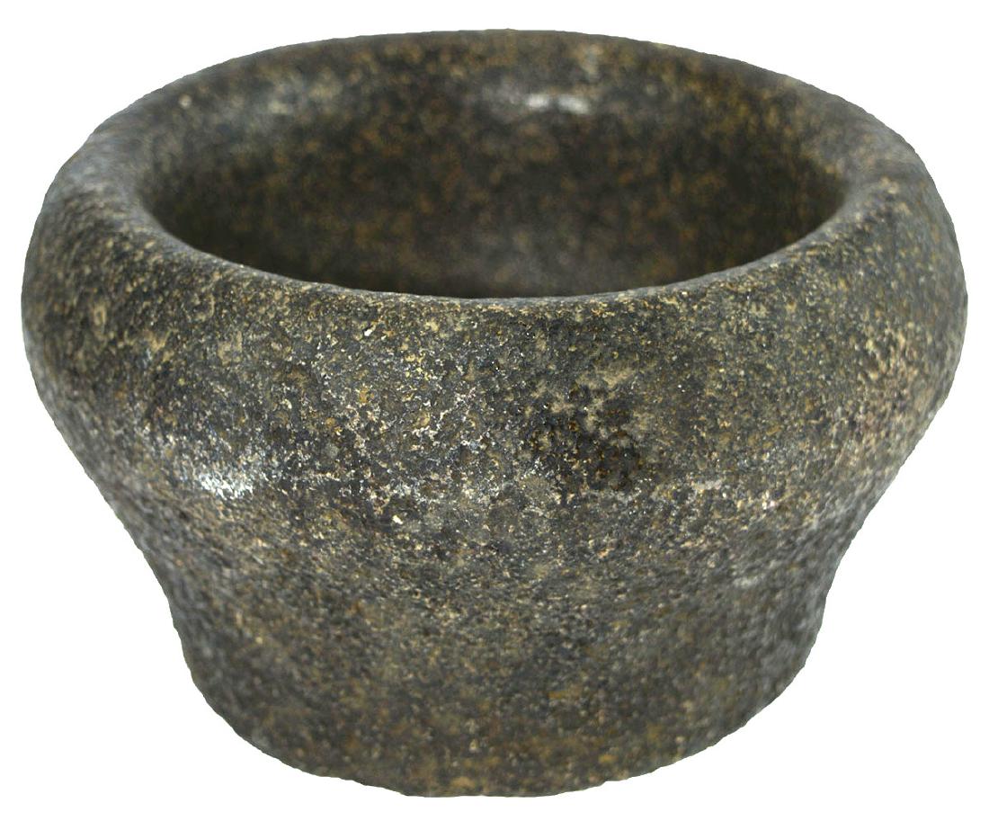 Very old 4 3/4" Stone Bowl.  Central TN.  Davis COA (1 of 6)