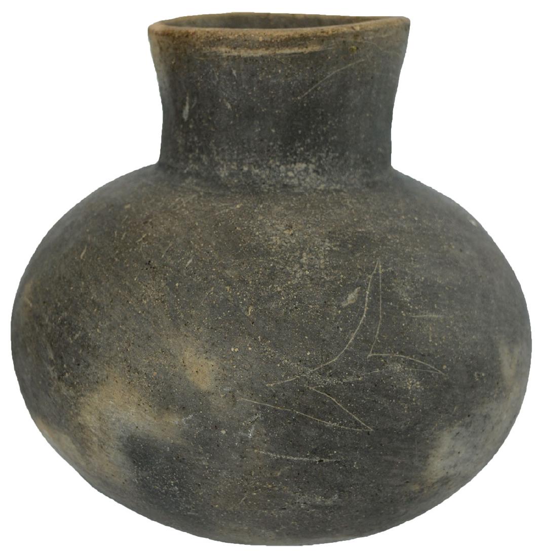 6 3/4" H. Flared Rim Jar.  AR.  Excellent finish, (1 of 2)