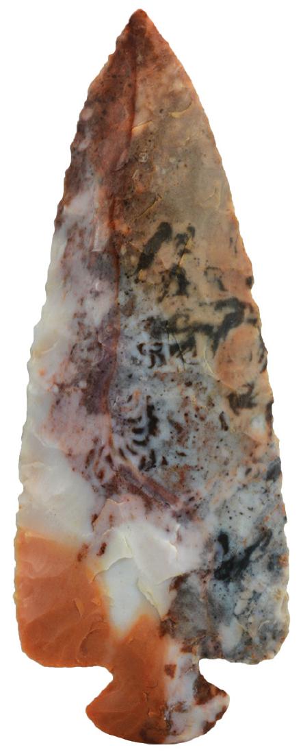 3 3/16" Colorful Dovetail.  Coshocton Co, OH.  Davis G7 (1 of 3)