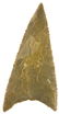 3" Late Archaic Knife. Rogers COA. Darl Point