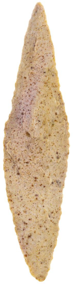 4 1/8" Four Bevel Knife.  Reeves Co, TX.   Rogers COA. (1 of 3)