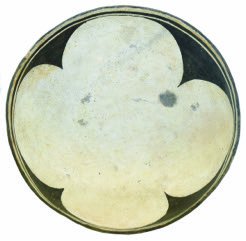 9 3/4" D. Mimbres Bowl.  NM.  Simplistic black on white (1 of 4)