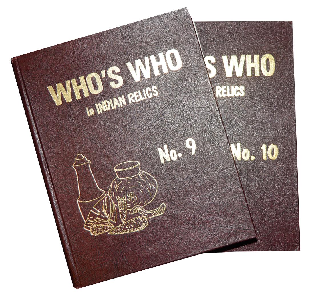 2 Books:  Who's Who in Indian Relics #9 and #10.  First (1 of 1)