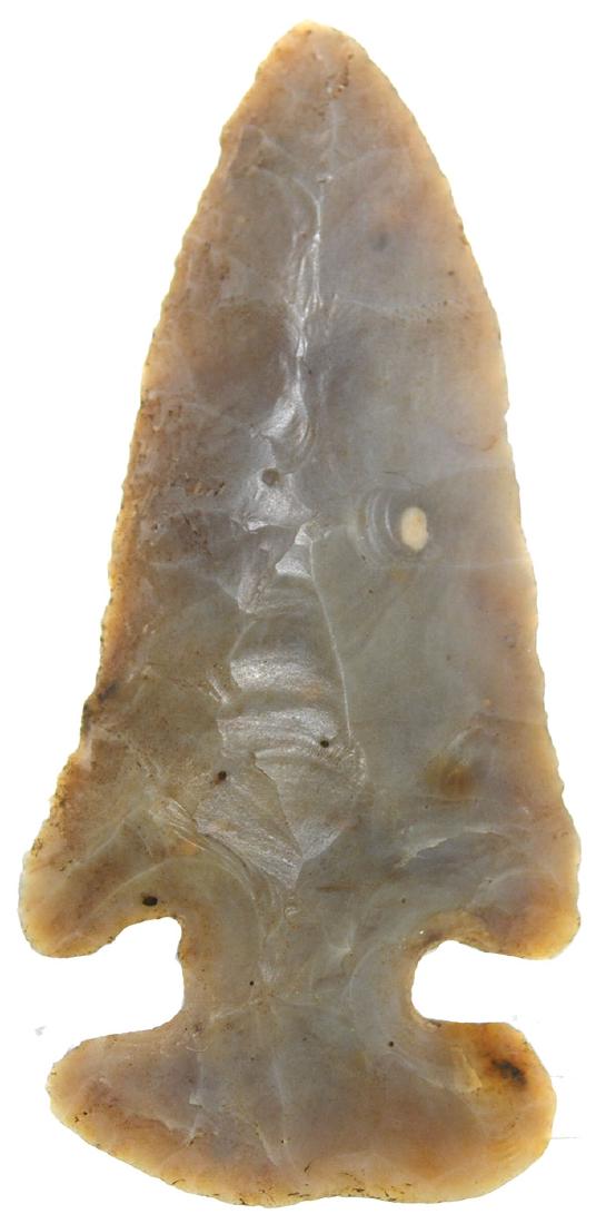 3 3/8" E-Notch Thebes.  Fayette Co, OH.  Flintridge. (1 of 4)