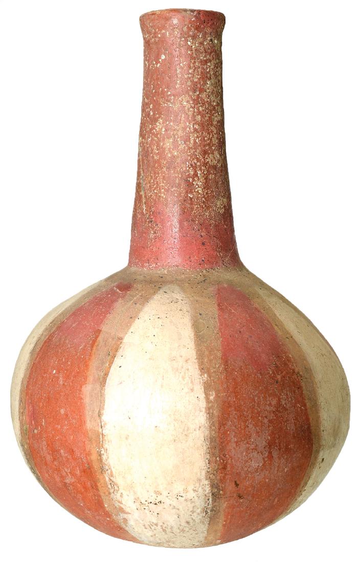 11" H. Polychrome Bottle.  Scott Co, AR.   Ex-Bill (1 of 4)