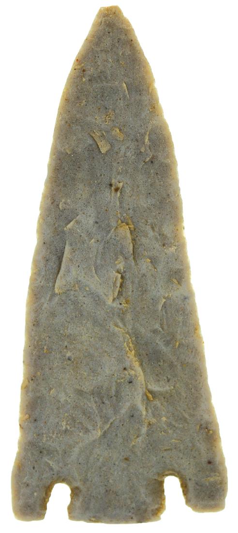 4 5/8" Eva.  Southeastern US.  Quartzite.  Ex- Worley (1 of 3)