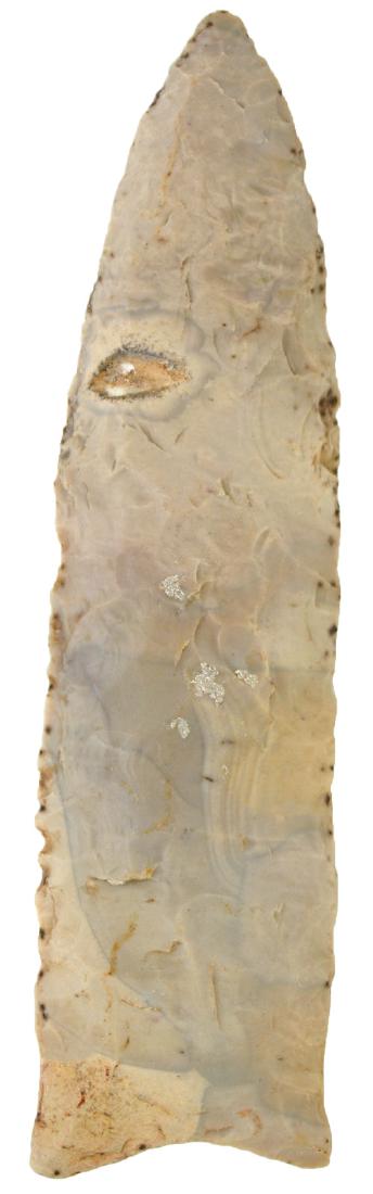 3 5/8" Dalton.  AR.  Boone Chert.  Baker G9 COA (1 of 3)