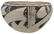 4 3/8" D. Anasazi Cochita Bowl. NM. Older example,