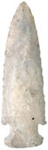 3 11/16" Knobbed Hardin. Fayette Co, IL. Davis G9+ - 2
