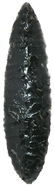 7" Bi-Pointed Blade. Lake Co, OR. Large, fine - 2