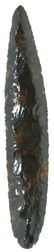 5 7/8" Obsidian Kennewick Blade. Lake Co, OR. Ex-Guy - 2