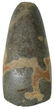 5 7/16" Celt. Marion Co, OH. Green hardstone with tan - 2