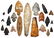 Group of 21 Artifacts from around the world (5/8"-6