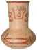 7 1/8" H. Quapaw Bottle. Lee Co, AR. Hands and bones - 3