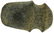 2 7/8" Miniature Axe. Clay Co, IL. G10. Ex-Walt - 2
