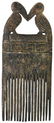 6 5/8" Wooden Comb. Peru. Very old Chimu example