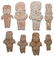 Eight Ceramic Figurines (2"-3 3/4"). Western MX.