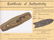 4 3/8" Hopewell Expanded Center Gorget. Davis G10 - 3