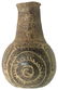 5" H. Caddo Engraved Belcher Bottle. Pictured in - 2