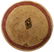 8 1/8" H. Quapaw Red and White Striped Jar. Found in - 3