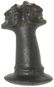 9 1/4" Taino Effigy Pestle. Hispaniola. Dual heads - 2