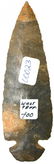 4 1/2" Dovetail. West TN. Nodular Flint. Ex- Worley - 2