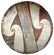5 1/4" Mimbres Plate. Pictured in Ornamental Indian