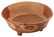 10 3/8" D. Nayarit Tripod Bowl. MX. Scalloped