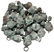 Nineteen Copper Bells. Monkey-like head (~1"). Old,