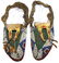 7 3/8" Women's Moccasins. Fully beaded. Earl Townsend - 3