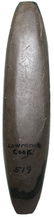 4 1/8" Brown Slate Bar. OH. Earl Townsend