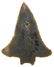 1 3/8" Fox Valley. IL. Gray flint. Thin, well made. - 2