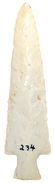 4" Cupp Point. Henry Co, IL. Fine example. Ex-Leo - 2