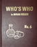 Book: Who's Who #6. Reprint. Fine Condition