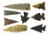 8 Sprio Focus Points. 3/4"-1 3/4". Ex-Roy Hathcock.
