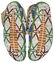 9 1/2" Fully Beaded Cheyenne Moccasins. Earl Townsend - 2
