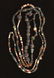 50" Strand of very old Trade Beads. Russian Cobalt