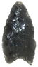 1 7/8" Blackrock Concave Clovis. CA. Davis COA - 2